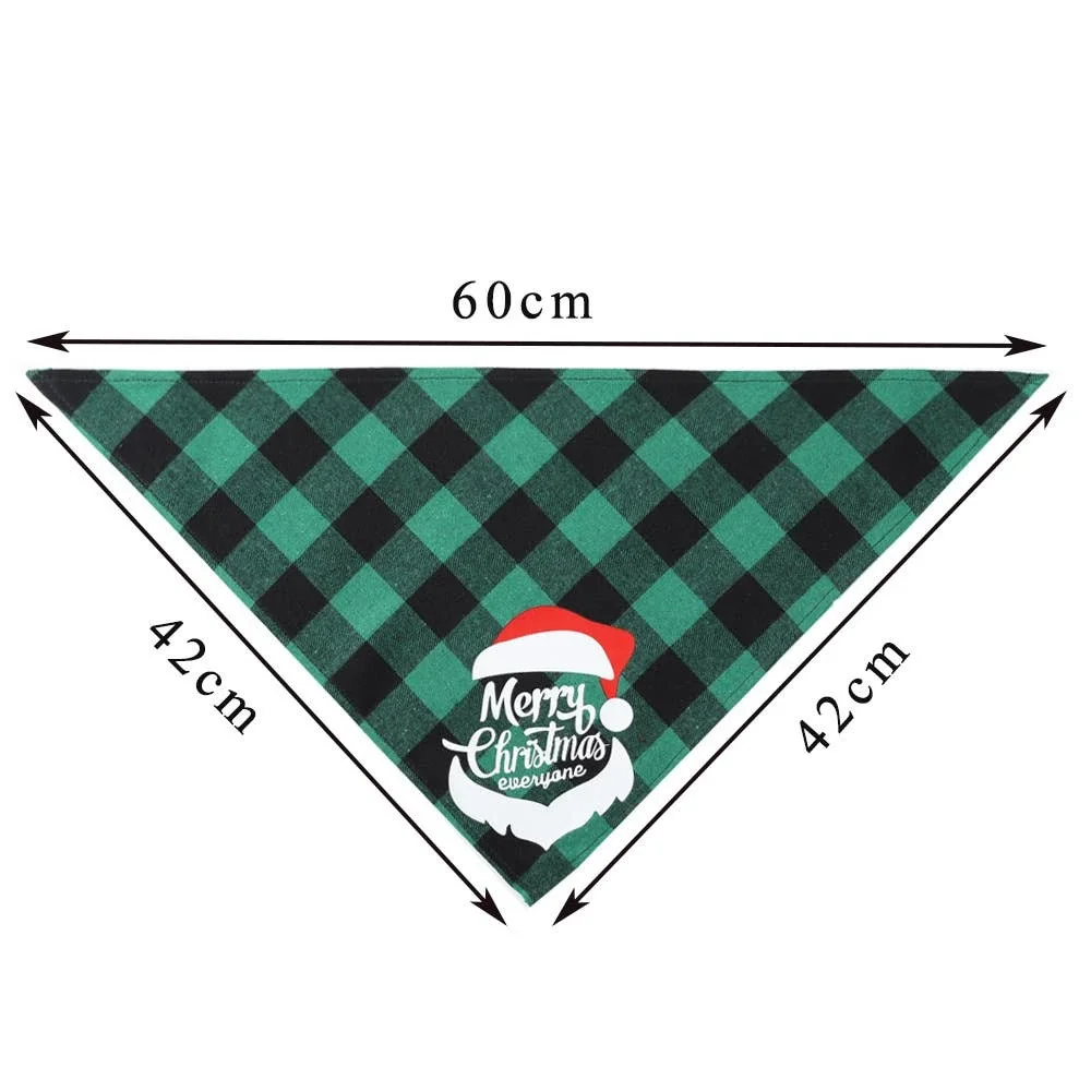 Merry Christmas - Pet Bandana - Red
